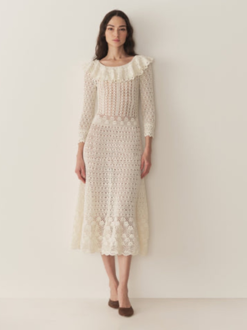 ISO Margot Dress Heirloom Hand Crochet Pearl XXS XS